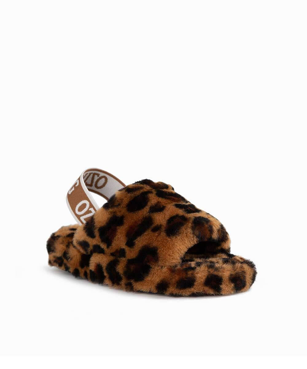 Kid’s UGG Snugg Leopard Slide