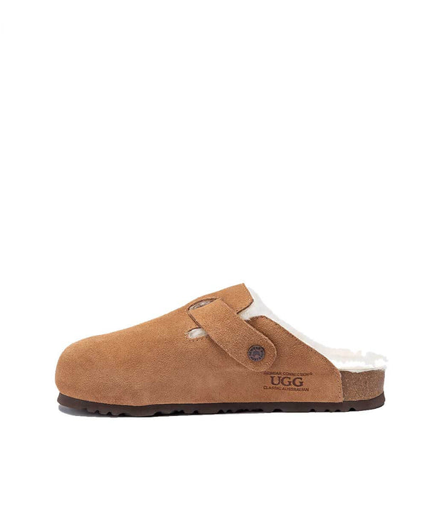 Men's UGG Wool Marly Slippers – Tan – view 4