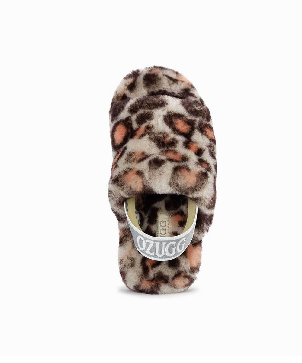 Kid’s UGG Snugg Leopard Slide