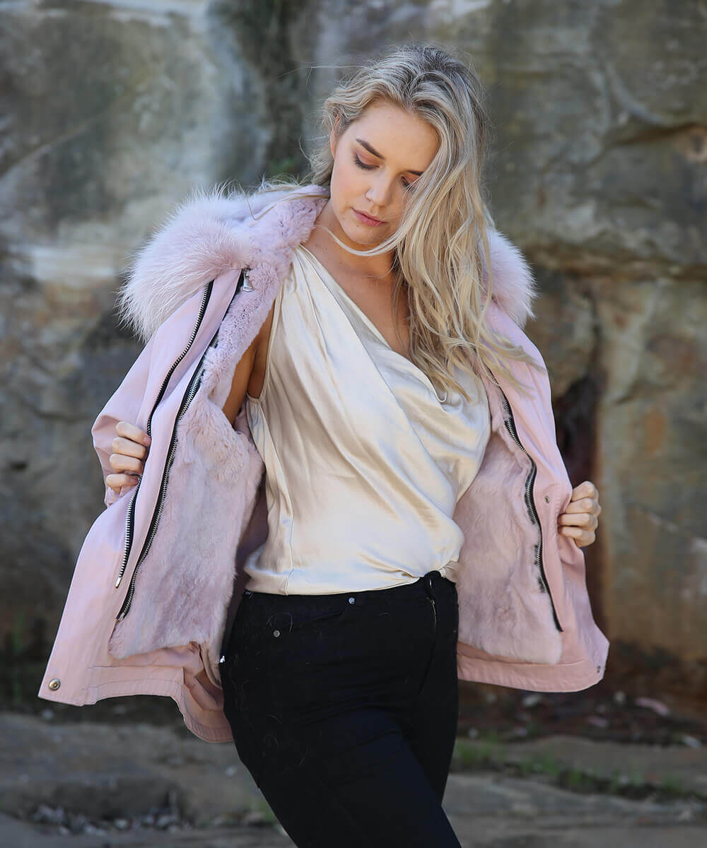 Rex Raccoon Parka Jacket