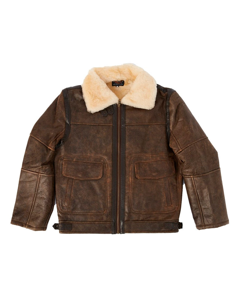 Men's Nappa Bomber Sheepskin Jacket Secondary image